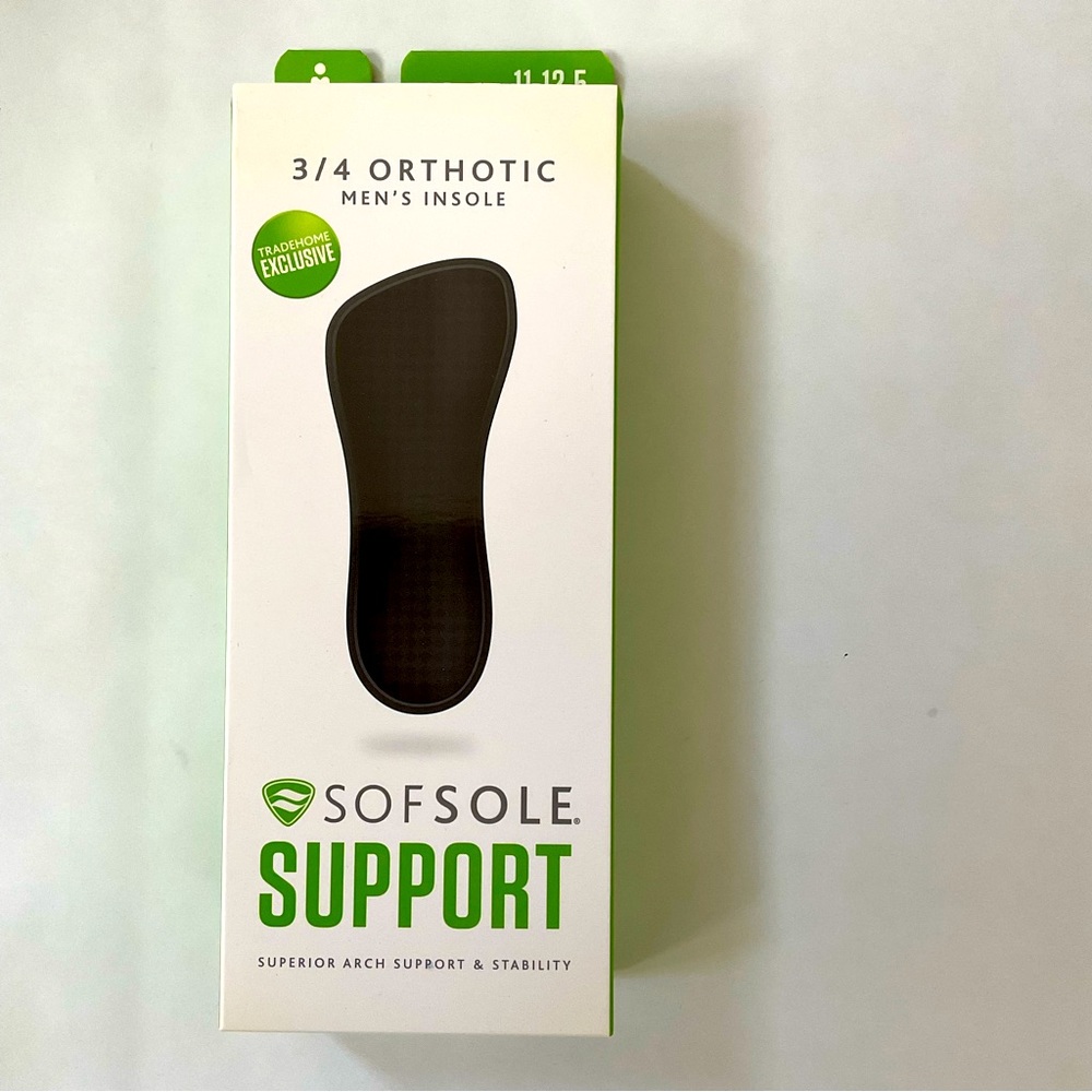 SofSole Men’s ¾ Orthotic Insole